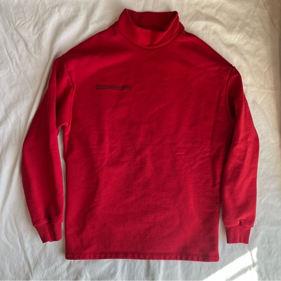 Pangaia Red Organic Sweatshirt XS - Picture 1 of 6